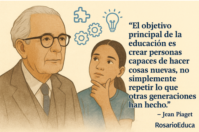 “Crear personas capaces de hacer cosas nuevas” — Jean Piaget
