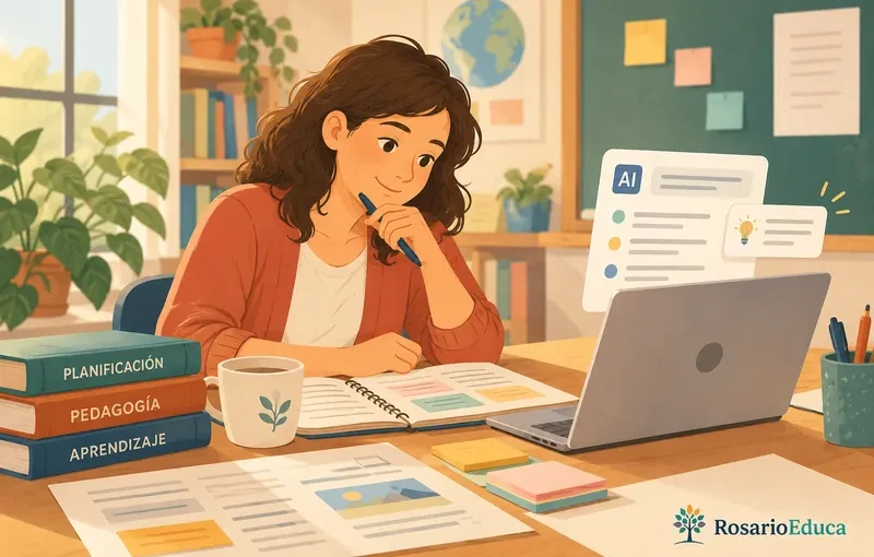 Planificar con IA: ahorrar tiempo no demuestra que los alumnos aprendan más